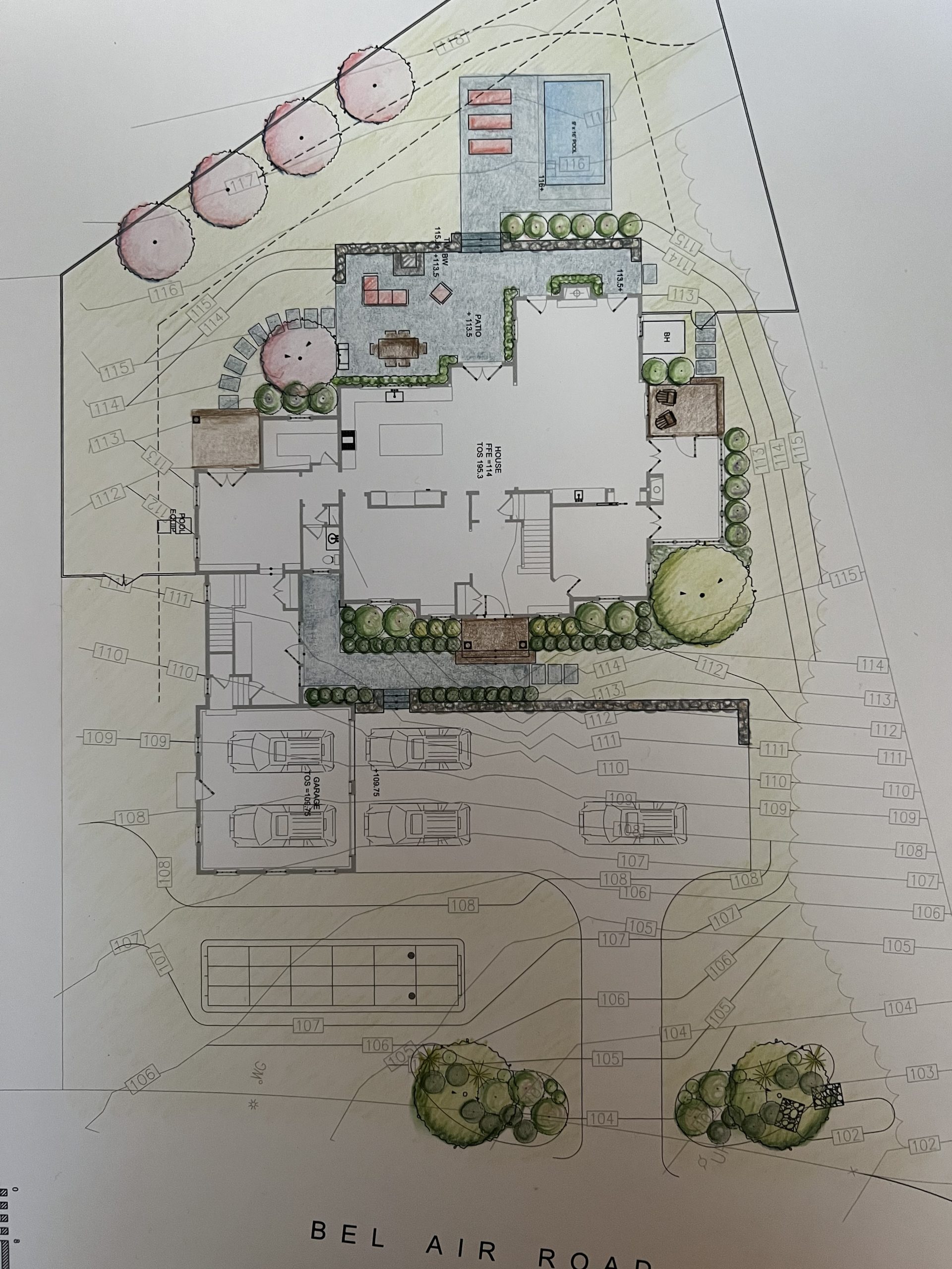 landscape plan 68 Bel air